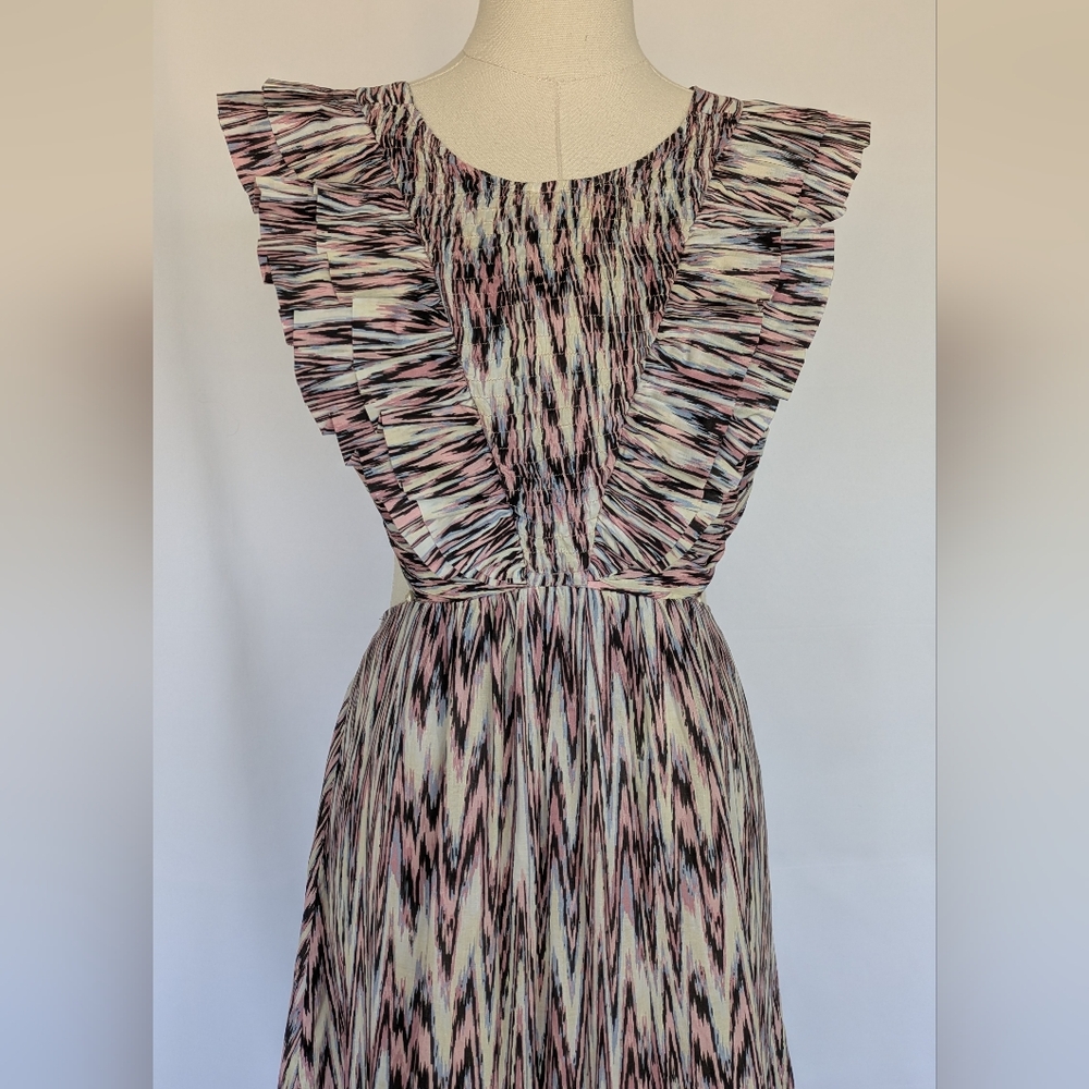 Magali Pascal Ruffled Cut-Out Maxi Dress - Picture 7 of 12